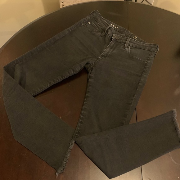 Ag Adriano Goldschmied Denim - AG Adriano Goldschmidt Black Jeans - The Prima Ankle Sz 25R